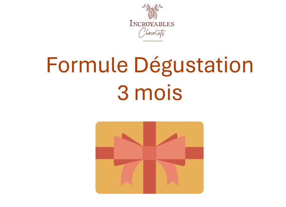 Carte Cadeau Incroyables Chocolats